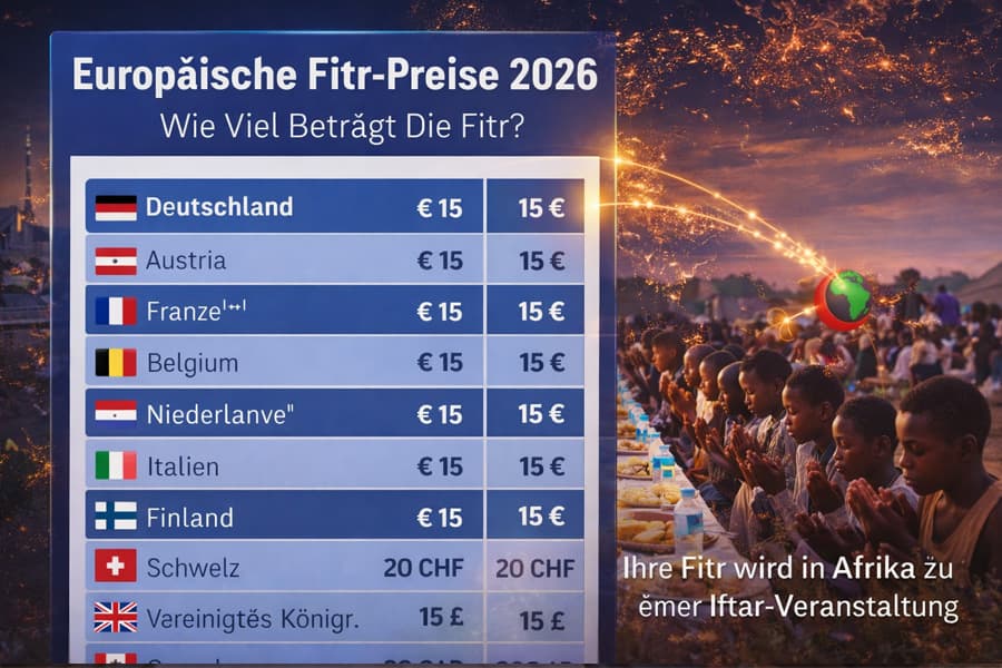 Europäische Zakat Preise 2026